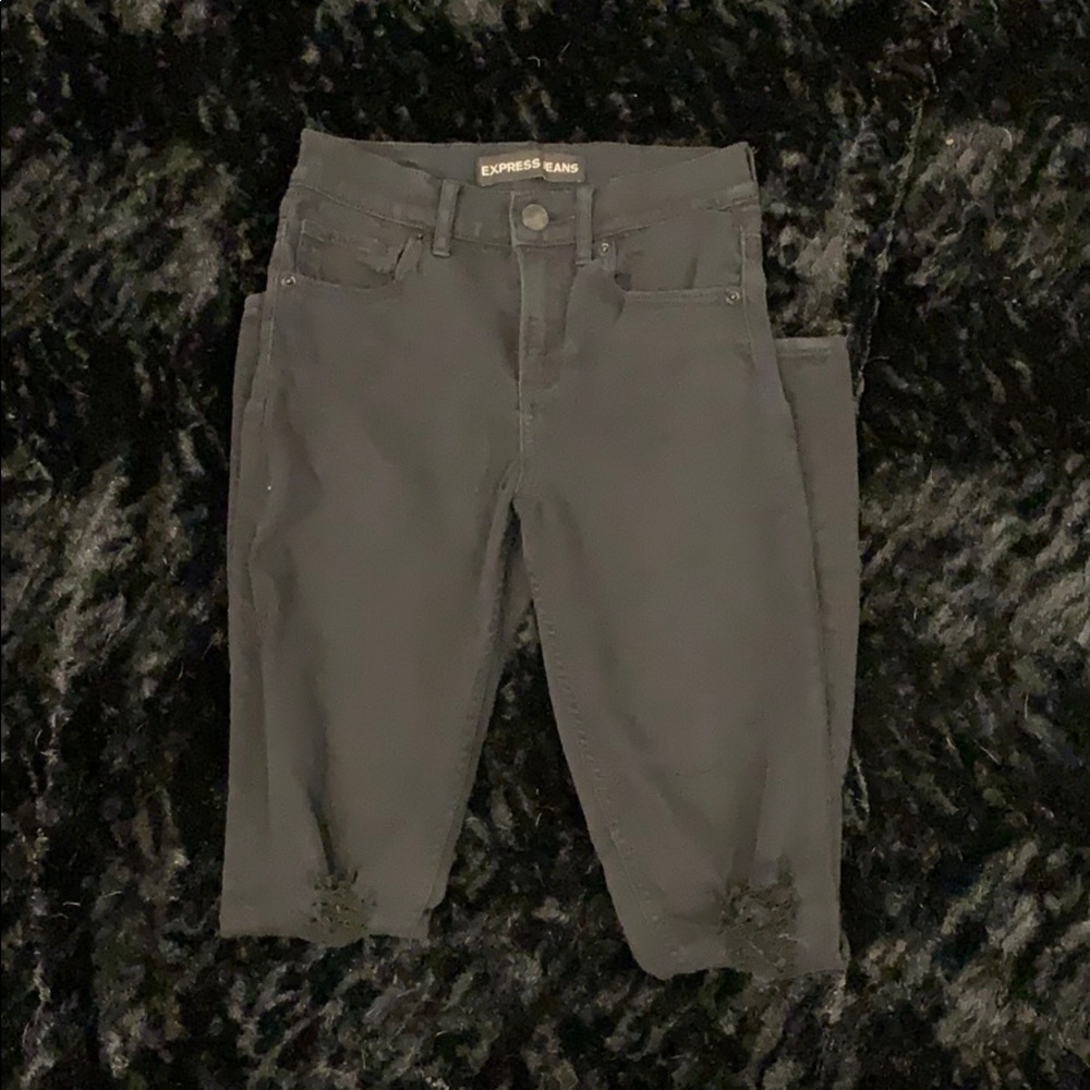 Express High Rise Skinny Jeans